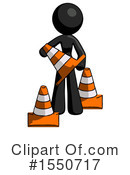 Black Design Mascot Clipart #1550717 by Leo Blanchette