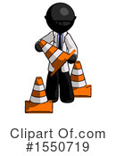 Black Design Mascot Clipart #1550719 by Leo Blanchette