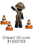 Black Design Mascot Clipart #1550723 by Leo Blanchette