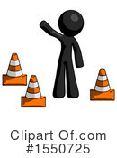 Black Design Mascot Clipart #1550725 by Leo Blanchette