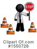 Black Design Mascot Clipart #1550728 by Leo Blanchette