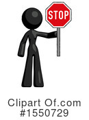 Black Design Mascot Clipart #1550729 by Leo Blanchette