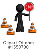 Black Design Mascot Clipart #1550730 by Leo Blanchette