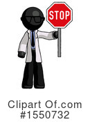 Black Design Mascot Clipart #1550732 by Leo Blanchette