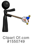 Black Design Mascot Clipart #1550749 by Leo Blanchette