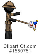 Black Design Mascot Clipart #1550751 by Leo Blanchette