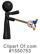Black Design Mascot Clipart #1550753 by Leo Blanchette