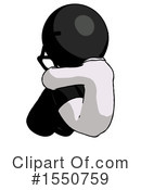 Black Design Mascot Clipart #1550759 by Leo Blanchette