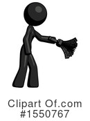 Black Design Mascot Clipart #1550767 by Leo Blanchette