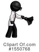 Black Design Mascot Clipart #1550768 by Leo Blanchette