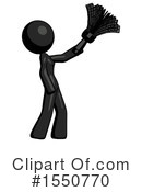 Black Design Mascot Clipart #1550770 by Leo Blanchette