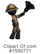 Black Design Mascot Clipart #1550771 by Leo Blanchette