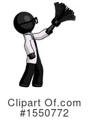 Black Design Mascot Clipart #1550772 by Leo Blanchette
