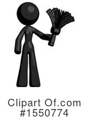 Black Design Mascot Clipart #1550774 by Leo Blanchette