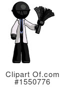 Black Design Mascot Clipart #1550776 by Leo Blanchette
