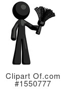 Black Design Mascot Clipart #1550777 by Leo Blanchette