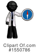 Black Design Mascot Clipart #1550786 by Leo Blanchette