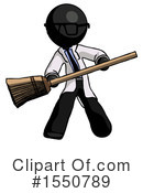 Black Design Mascot Clipart #1550789 by Leo Blanchette