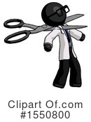 Black Design Mascot Clipart #1550800 by Leo Blanchette