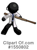 Black Design Mascot Clipart #1550802 by Leo Blanchette