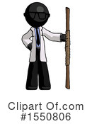 Black Design Mascot Clipart #1550806 by Leo Blanchette