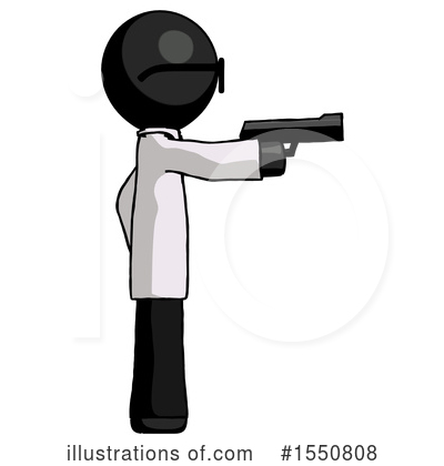 Royalty-Free (RF) Black Design Mascot Clipart Illustration by Leo Blanchette - Stock Sample #1550808