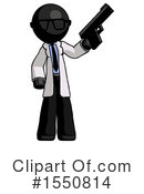 Black Design Mascot Clipart #1550814 by Leo Blanchette
