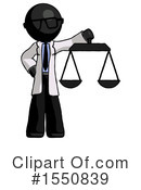 Black Design Mascot Clipart #1550839 by Leo Blanchette
