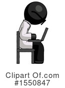 Black Design Mascot Clipart #1550847 by Leo Blanchette