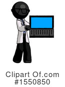 Black Design Mascot Clipart #1550850 by Leo Blanchette
