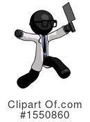 Black Design Mascot Clipart #1550860 by Leo Blanchette