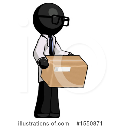 Royalty-Free (RF) Black Design Mascot Clipart Illustration by Leo Blanchette - Stock Sample #1550871