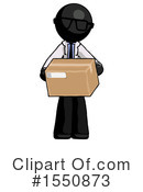 Black Design Mascot Clipart #1550873 by Leo Blanchette