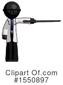 Black Design Mascot Clipart #1550897 by Leo Blanchette