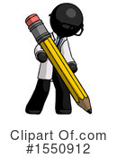Black Design Mascot Clipart #1550912 by Leo Blanchette
