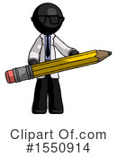 Black Design Mascot Clipart #1550914 by Leo Blanchette