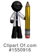 Black Design Mascot Clipart #1550916 by Leo Blanchette