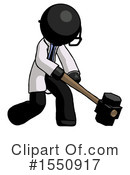 Black Design Mascot Clipart #1550917 by Leo Blanchette