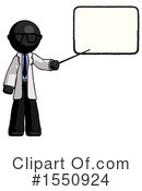 Black Design Mascot Clipart #1550924 by Leo Blanchette