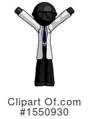Black Design Mascot Clipart #1550930 by Leo Blanchette