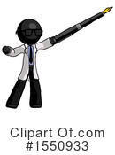 Black Design Mascot Clipart #1550933 by Leo Blanchette