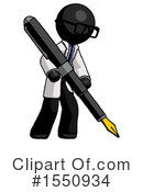 Black Design Mascot Clipart #1550934 by Leo Blanchette