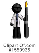 Black Design Mascot Clipart #1550935 by Leo Blanchette