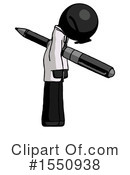 Black Design Mascot Clipart #1550938 by Leo Blanchette