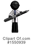 Black Design Mascot Clipart #1550939 by Leo Blanchette