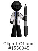 Black Design Mascot Clipart #1550945 by Leo Blanchette