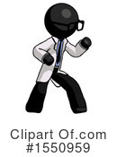 Black Design Mascot Clipart #1550959 by Leo Blanchette