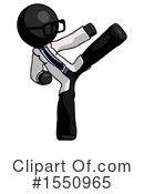 Black Design Mascot Clipart #1550965 by Leo Blanchette