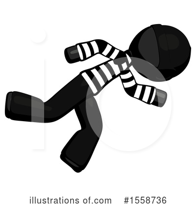 Royalty-Free (RF) Black Design Mascot Clipart Illustration by Leo Blanchette - Stock Sample #1558736