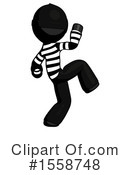 Black Design Mascot Clipart #1558748 by Leo Blanchette